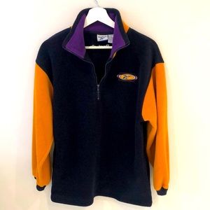 REEBOK FLEECE HALFZIP TOP SWEATER WITH POCKETS